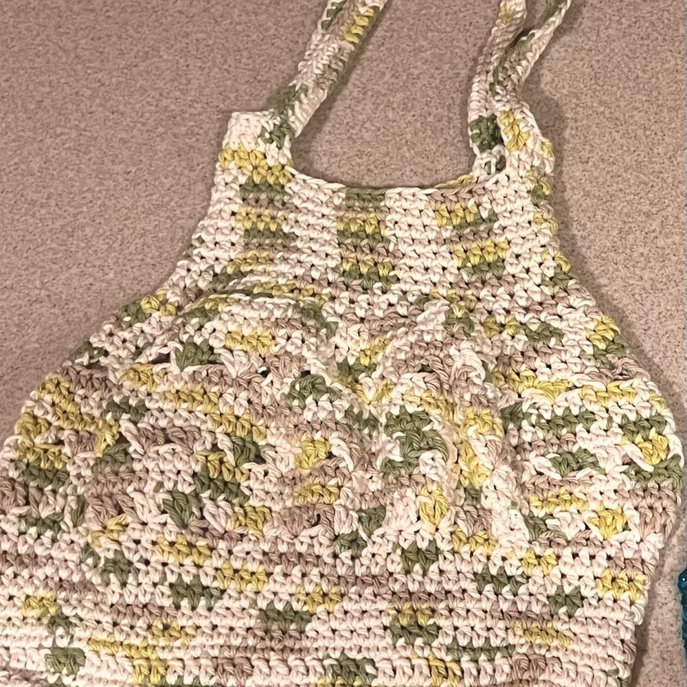 Handmade crocheted bag